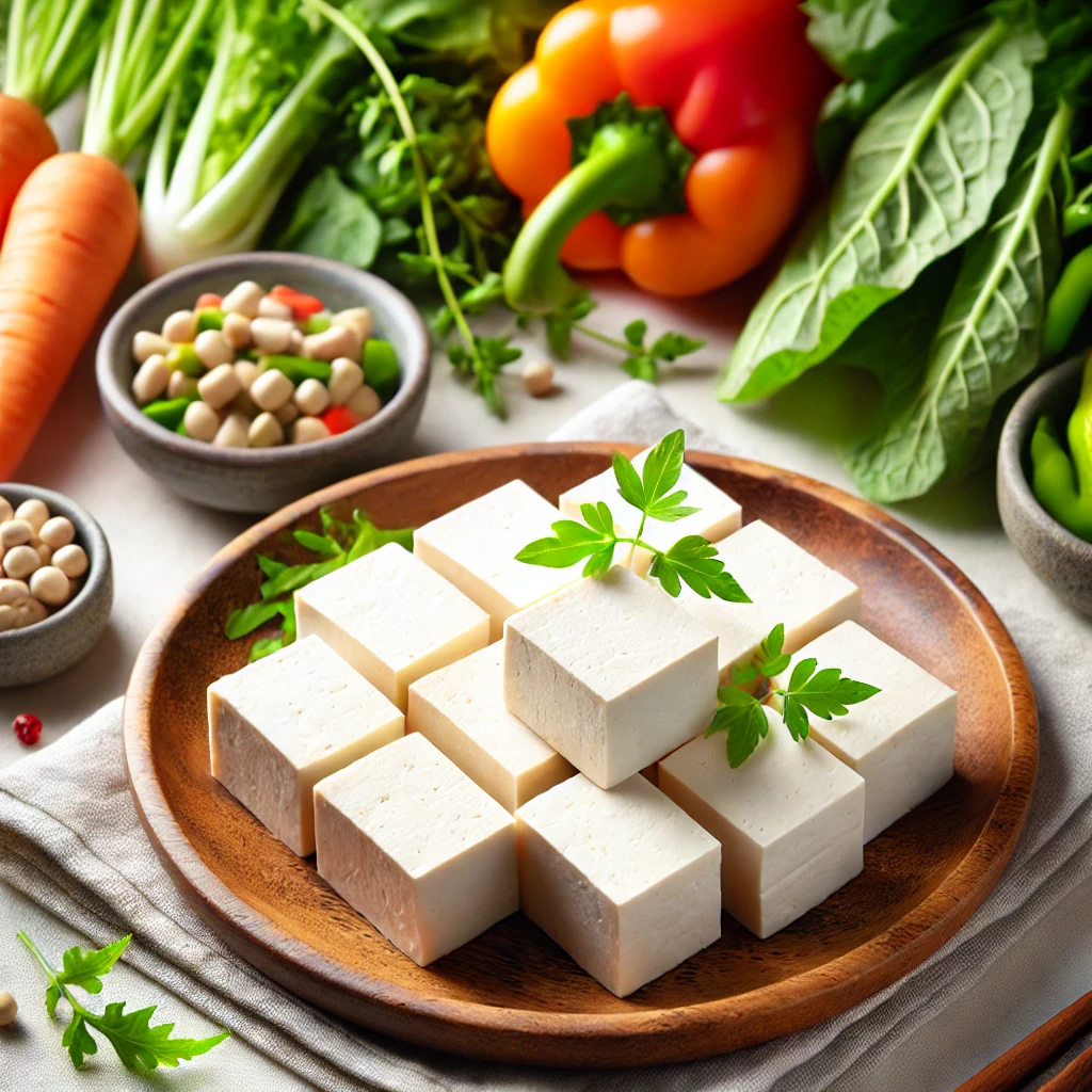 a plate of food with vegetables