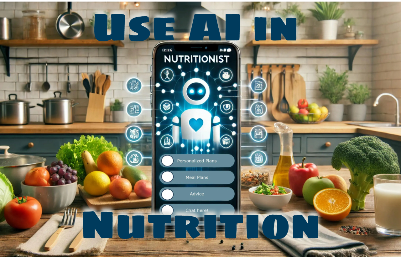 AI in nutrition offers personalized diet plans and meal tracking.