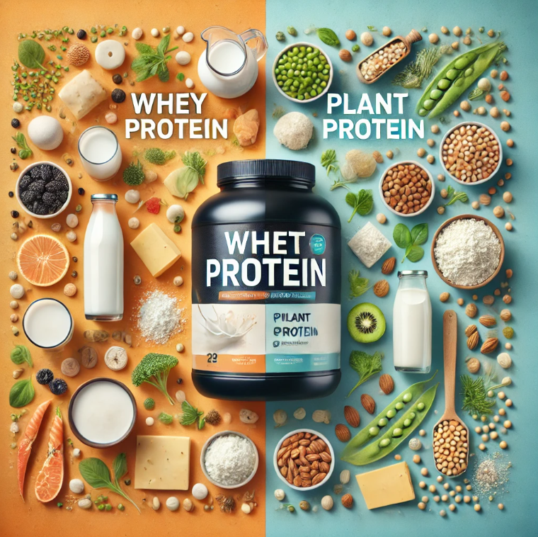 whey and plant-based protein powders for weight loss,